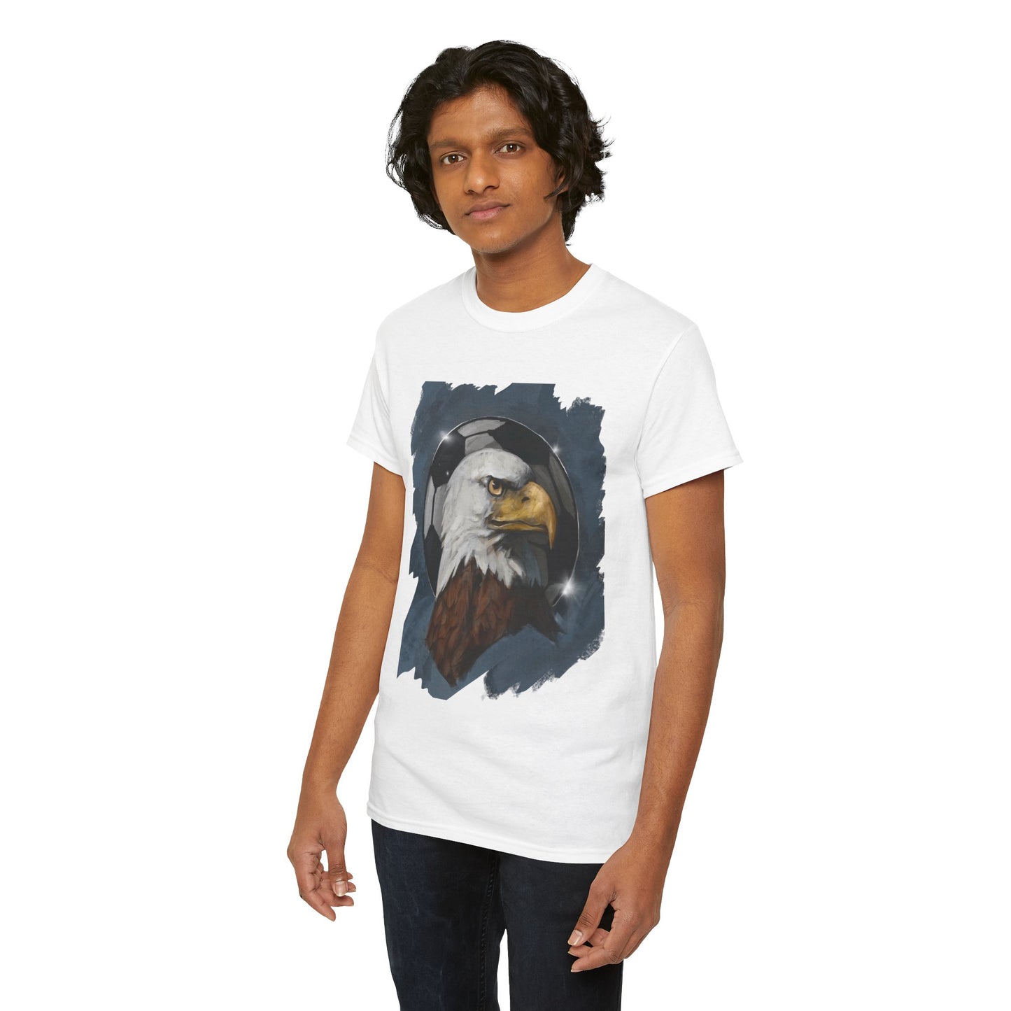 Dignified Bald Eagle Soccer Ball Unisex Tee Shirt