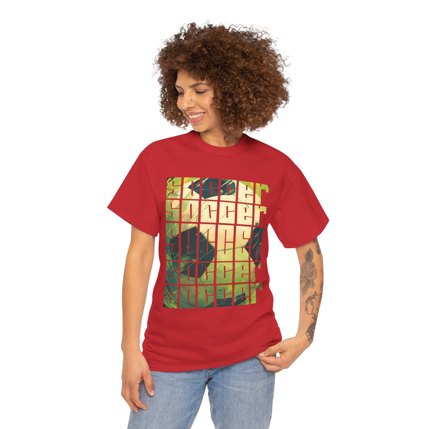 Soccer Word Art Unisex Tee Shirt