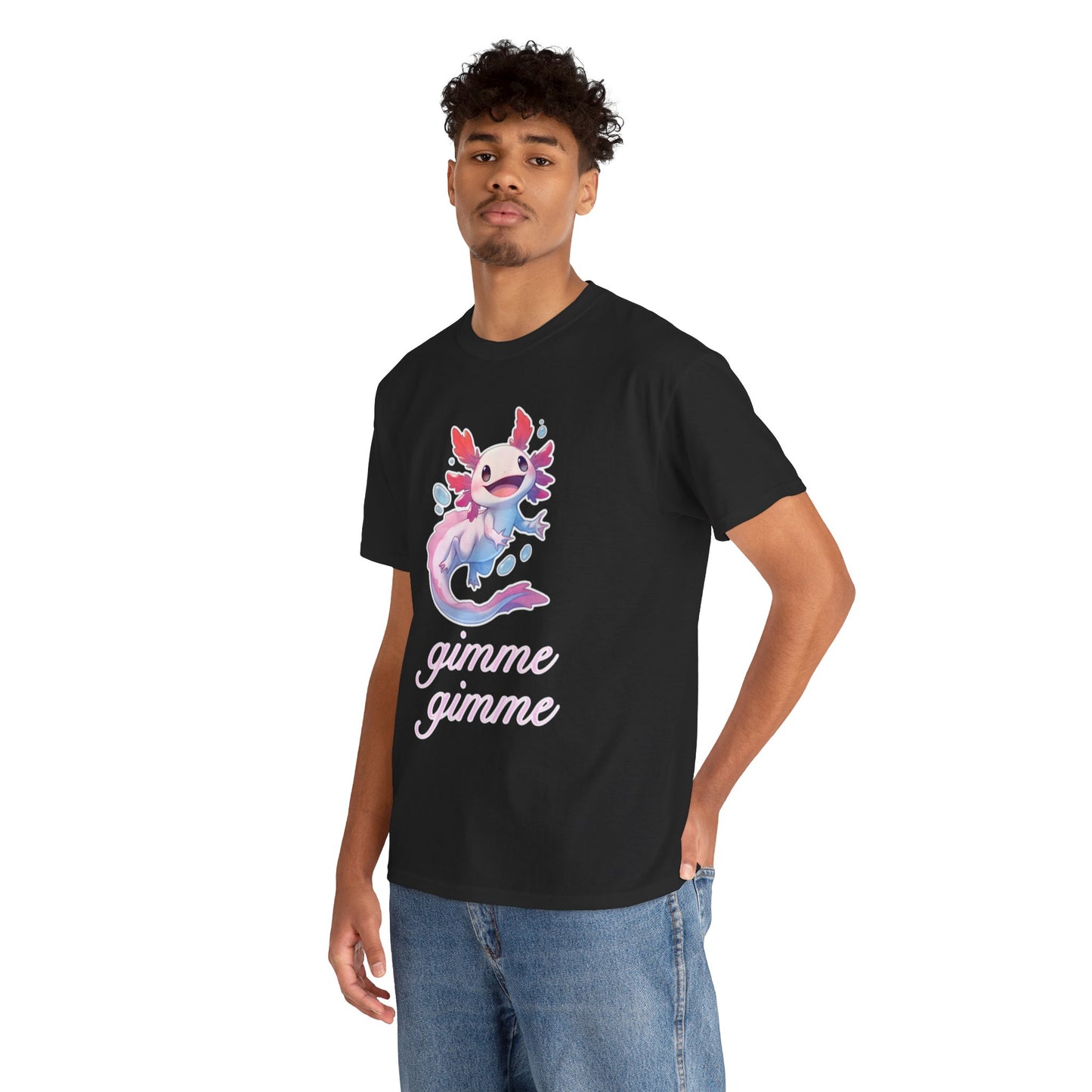 Gimme Gimme Axolotl Unisex Heavy Cotton Tee