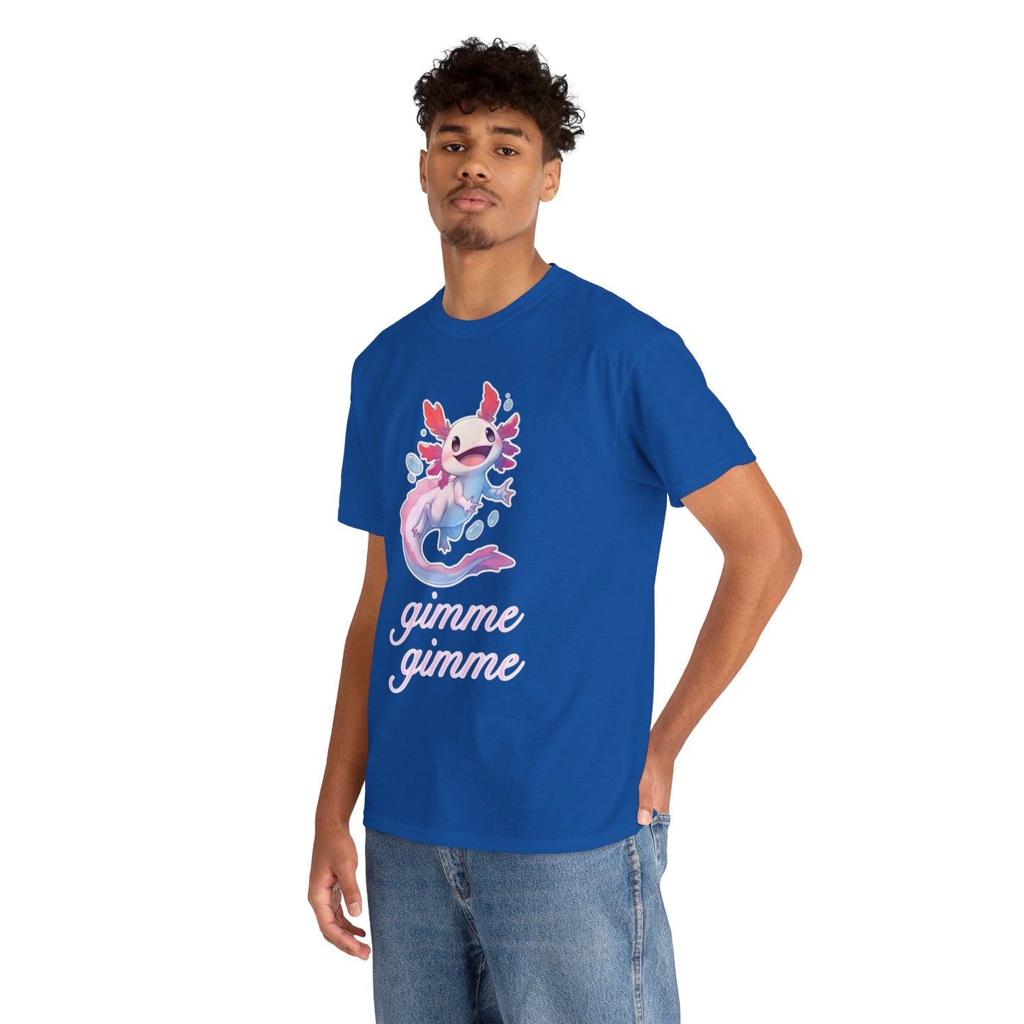 Gimme Gimme Axolotl Unisex Heavy Cotton Tee