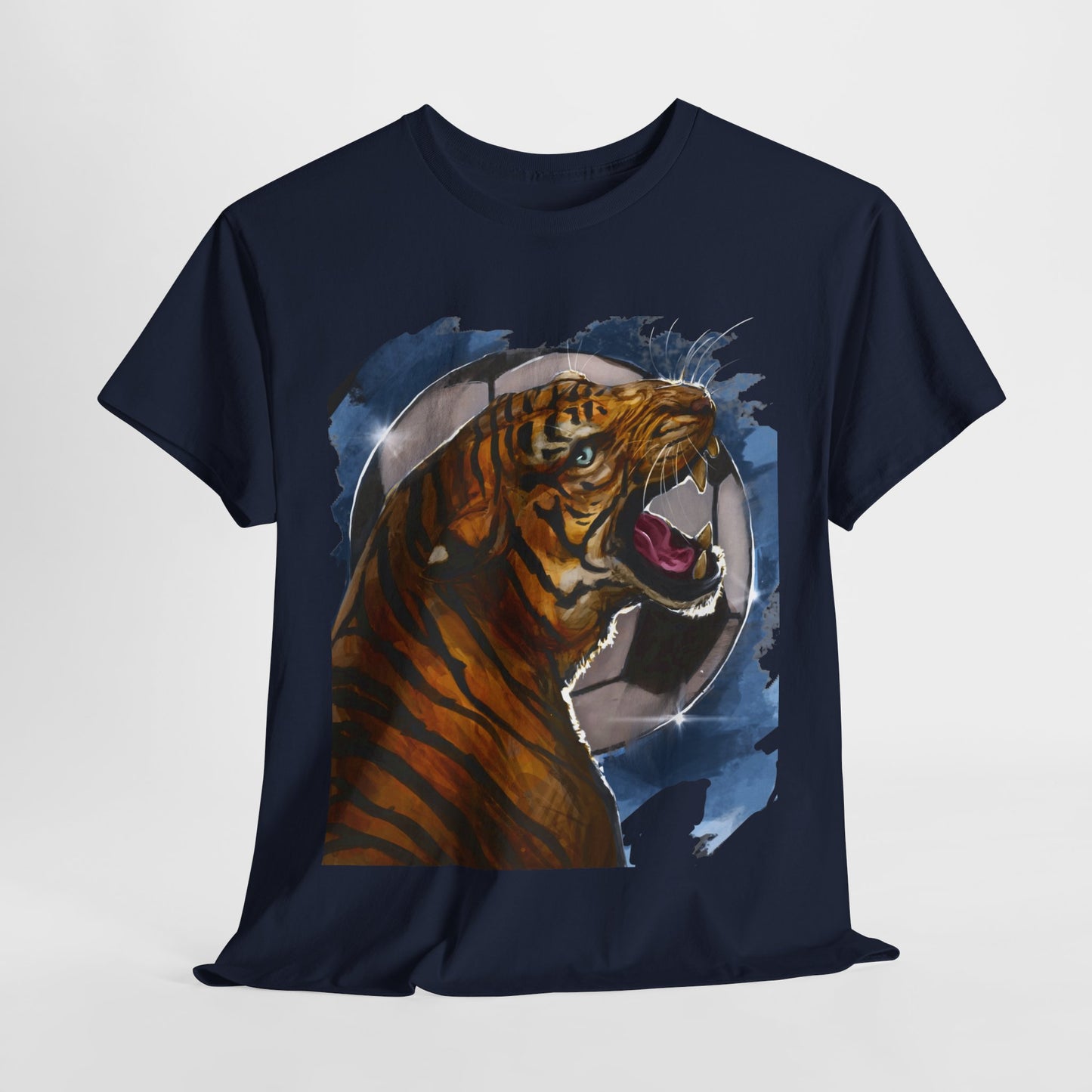 Fierce Tiger Soccer Ball Unisex Tee Shirt