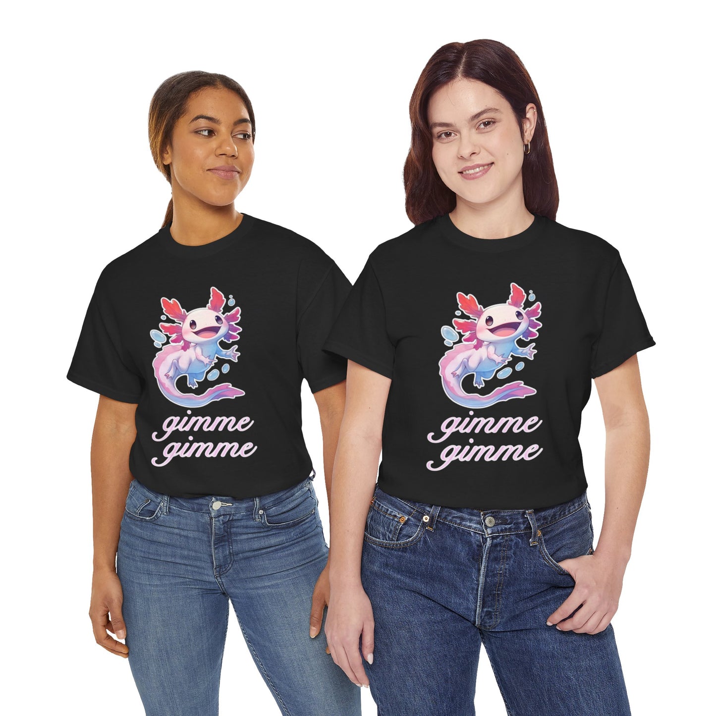 Gimme Gimme Axolotl Unisex Heavy Cotton Tee