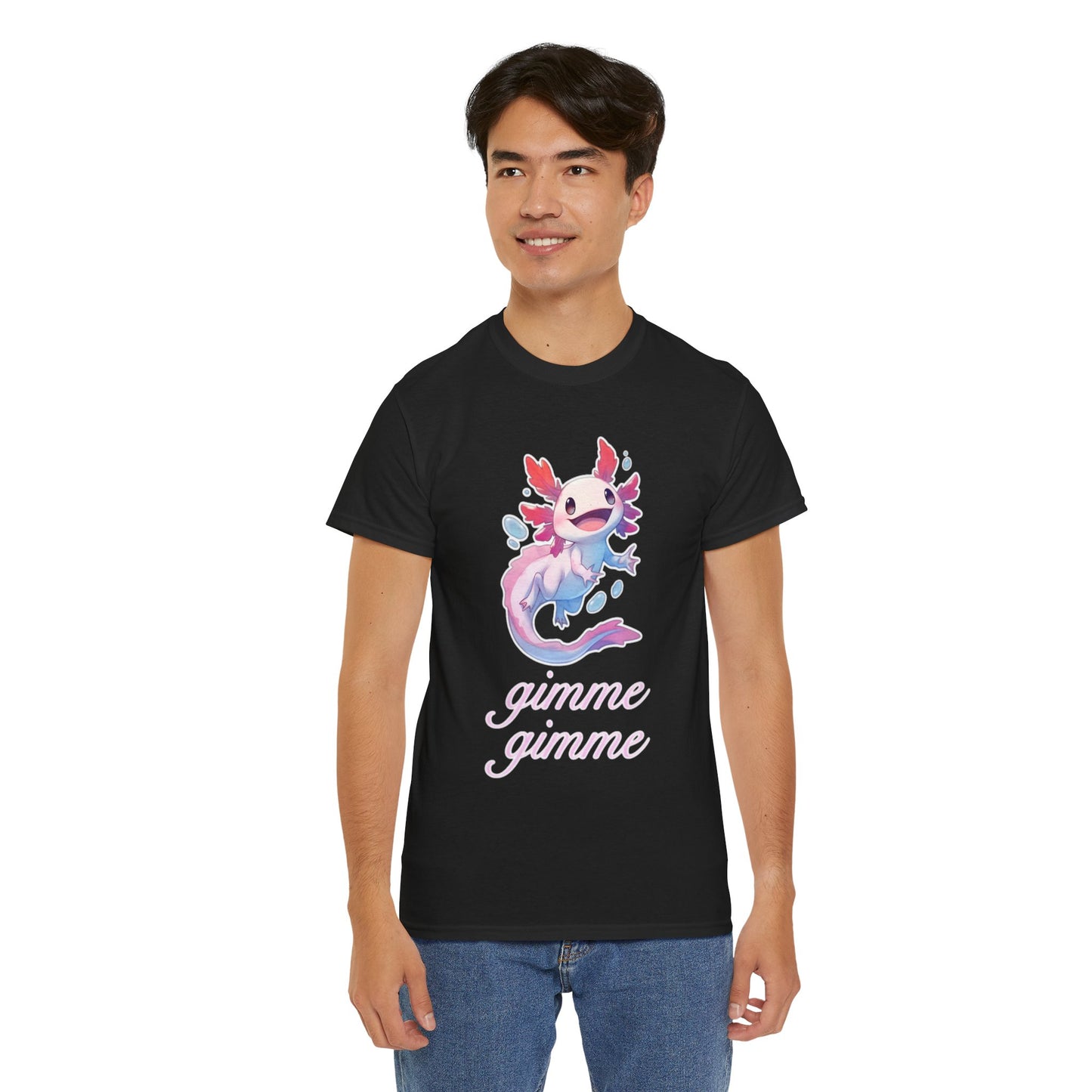 Gimme Gimme Axolotl Unisex Heavy Cotton Tee