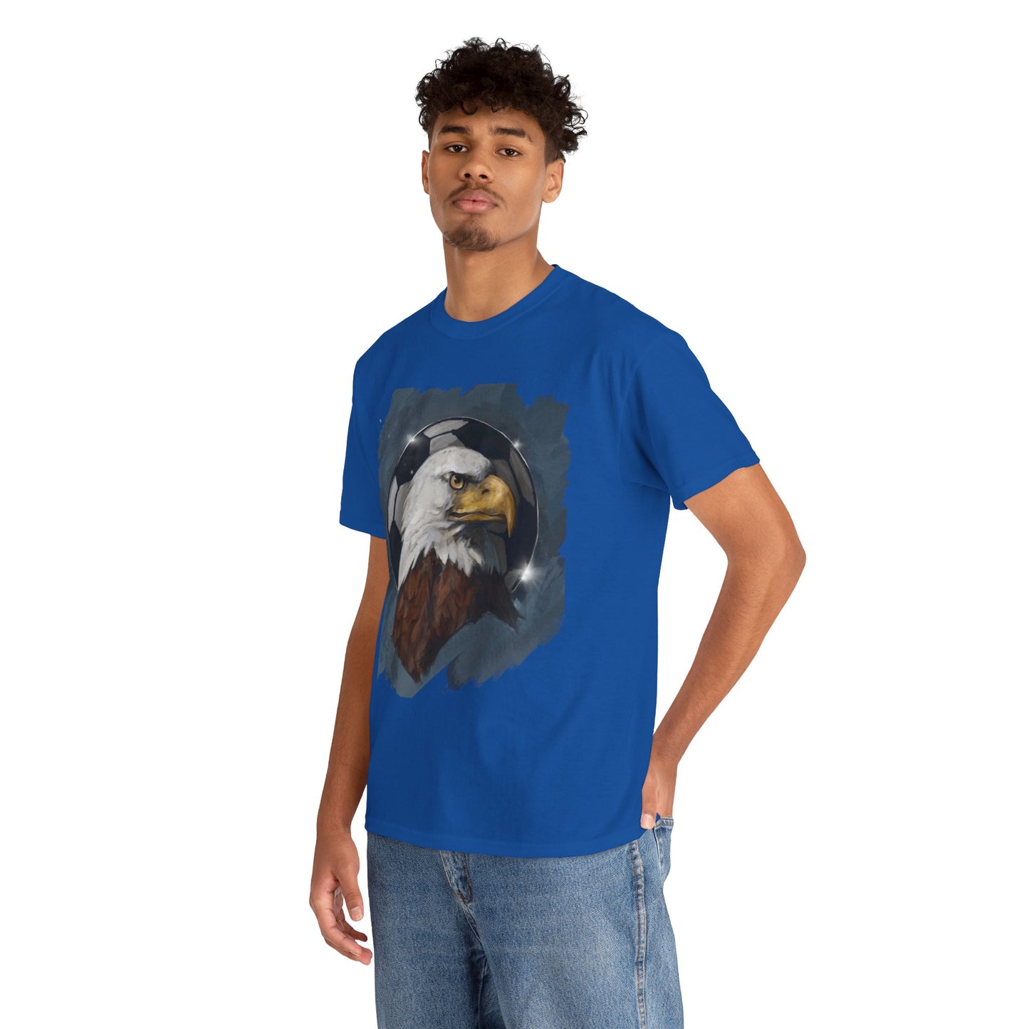 Dignified Bald Eagle Soccer Ball Unisex Tee Shirt