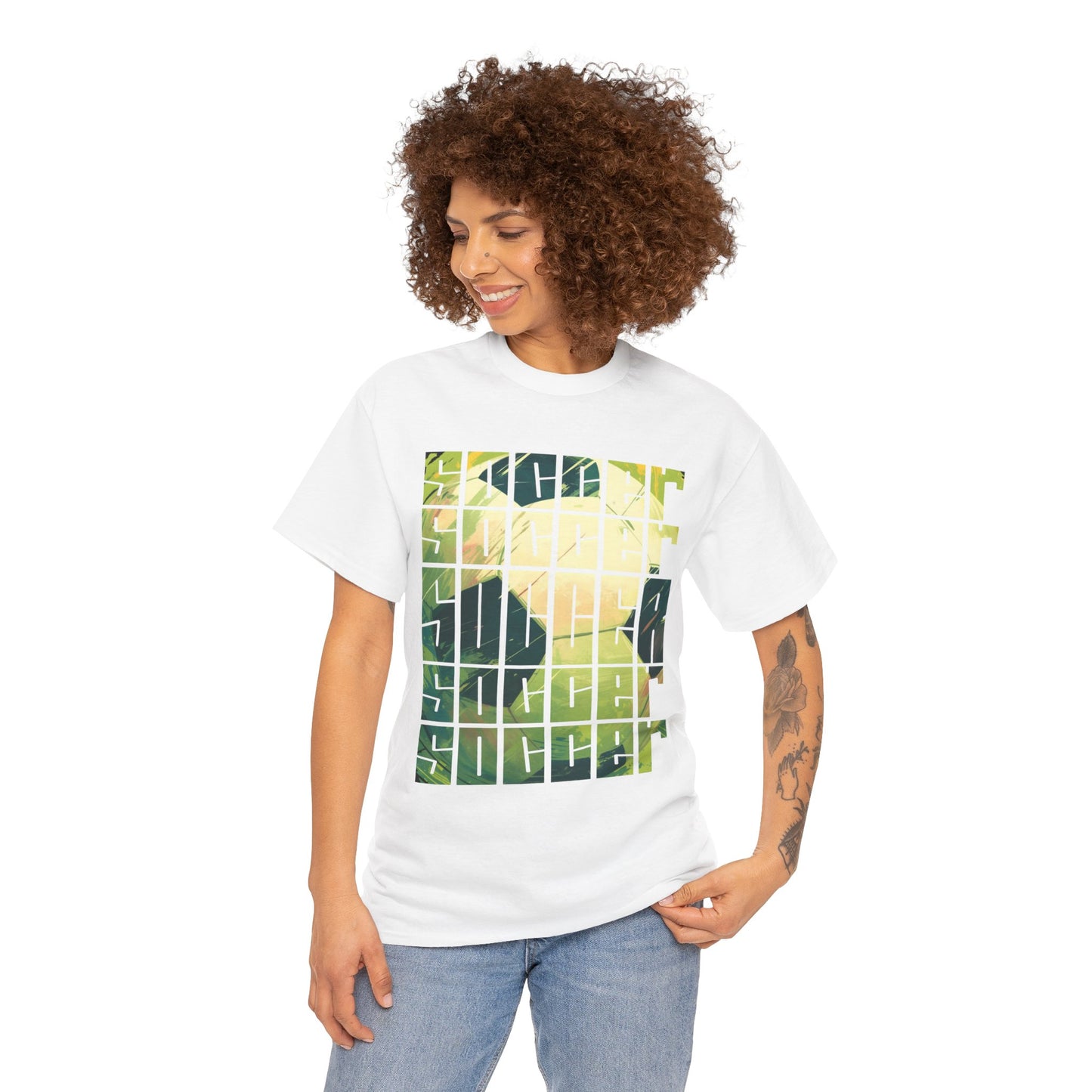 Soccer Word Art Unisex Tee Shirt