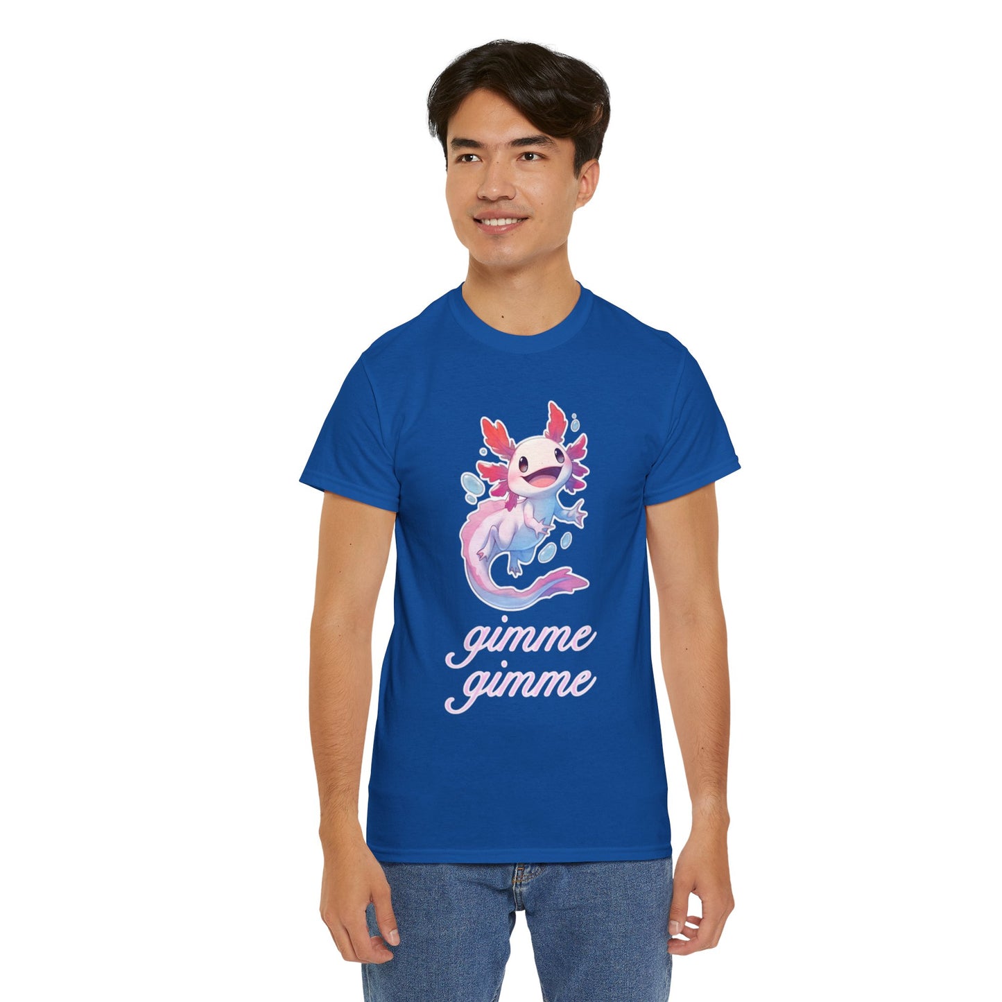 Gimme Gimme Axolotl Unisex Heavy Cotton Tee