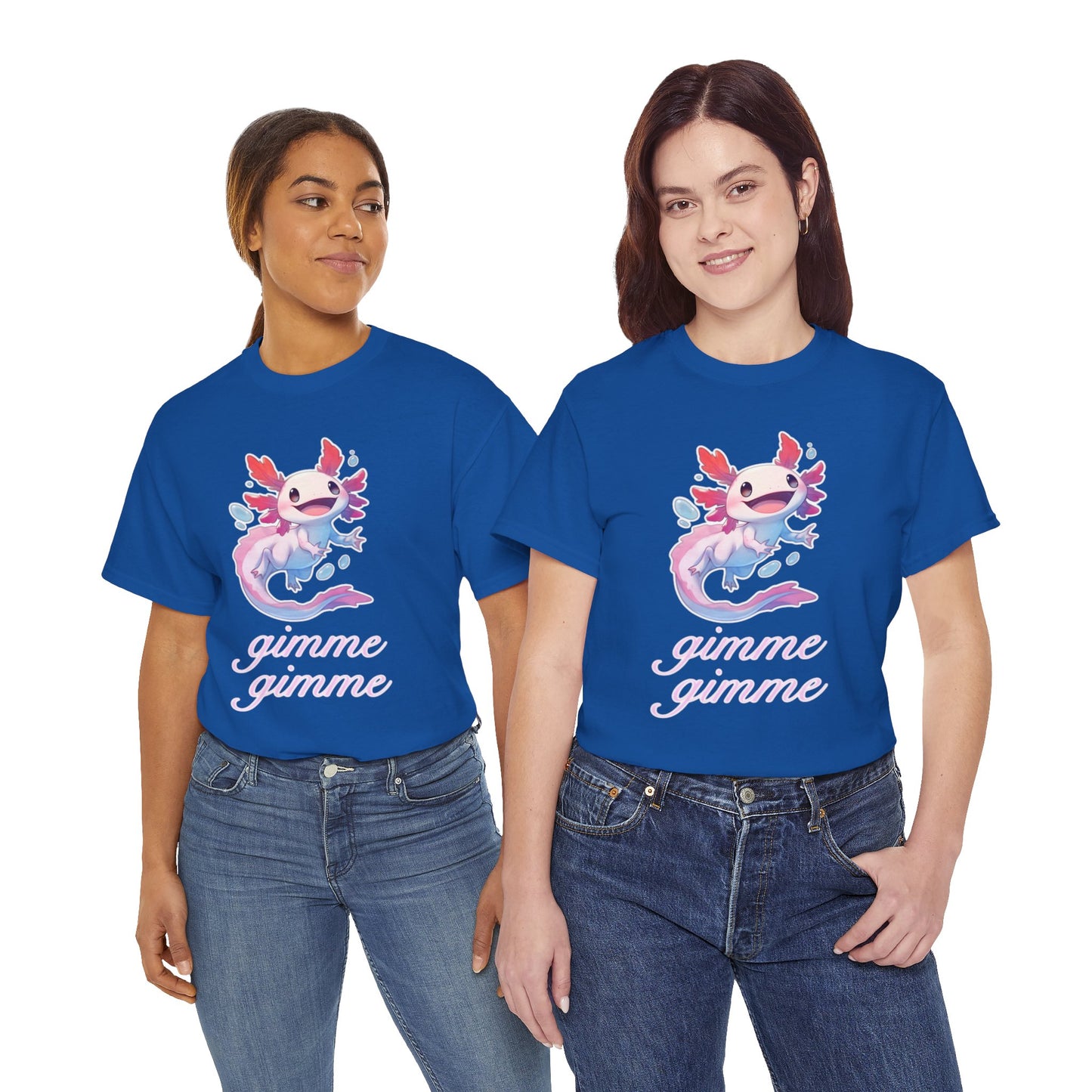 Gimme Gimme Axolotl Unisex Heavy Cotton Tee