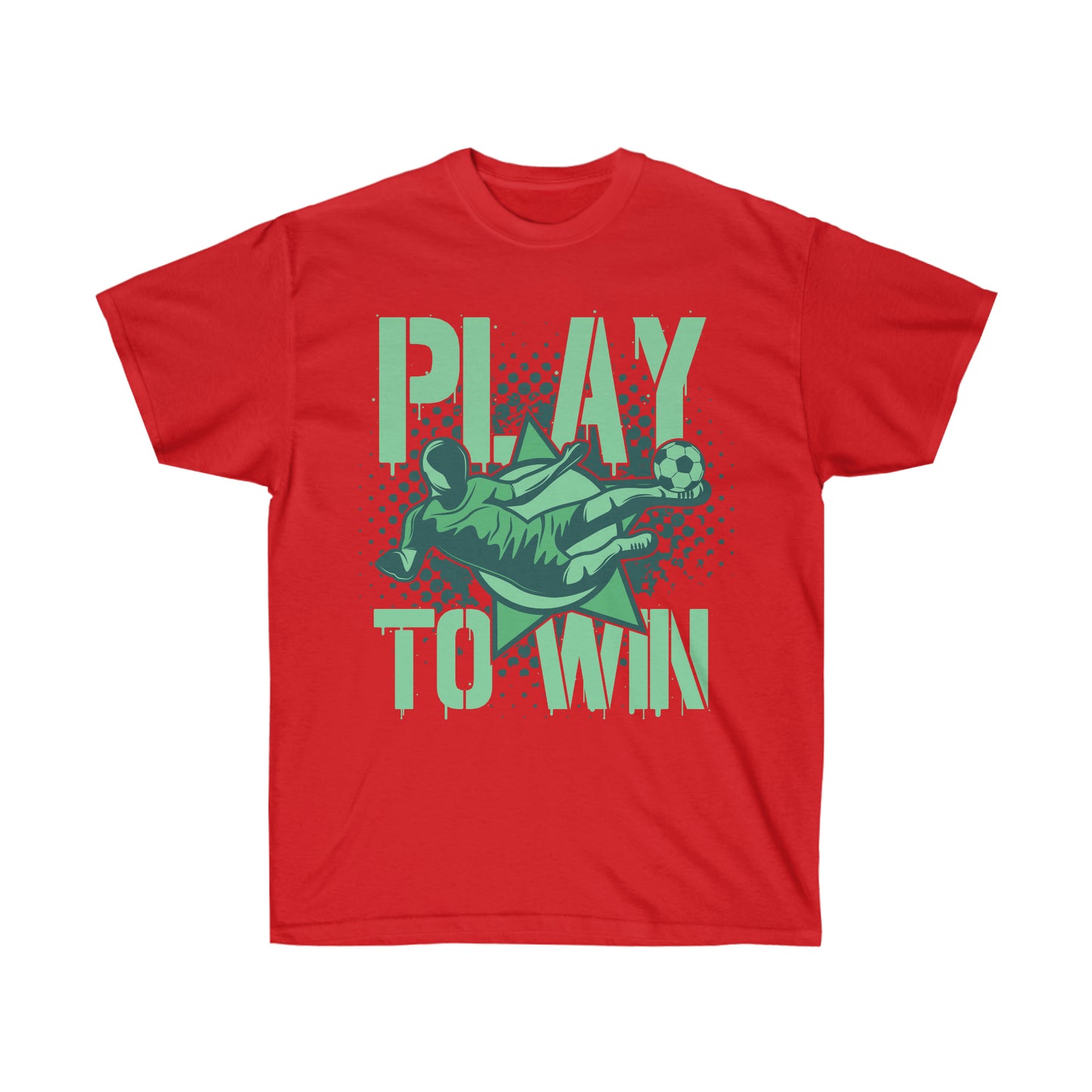 Play to Win Unisex Ultra Cotton Soccer Tee Shirt