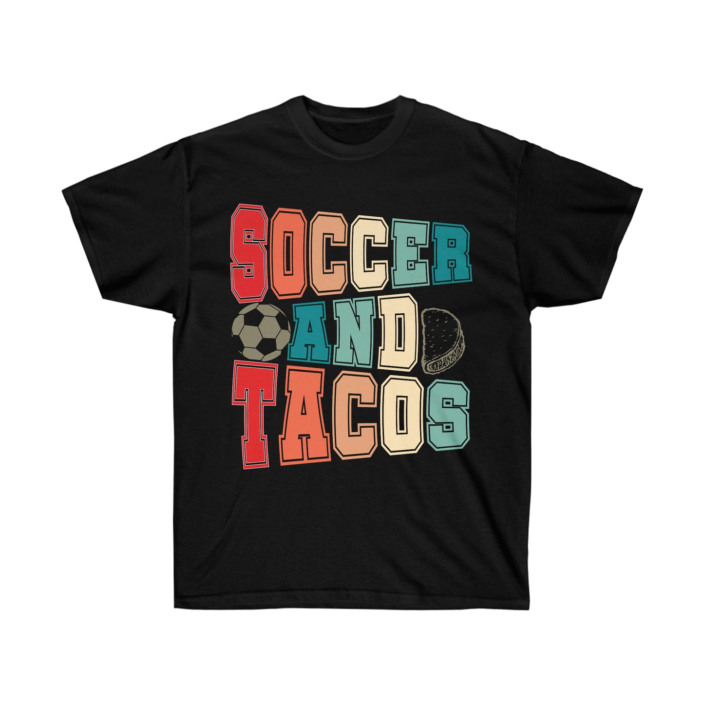 Soccer and Tacos Unisex Ultra Cotton Soccer Tee Shirt