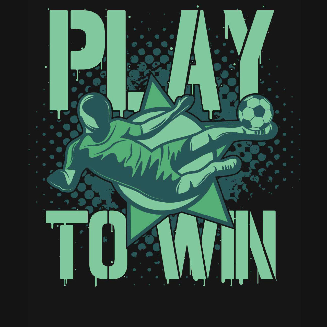 Play to Win Unisex Ultra Cotton Soccer Tee Shirt