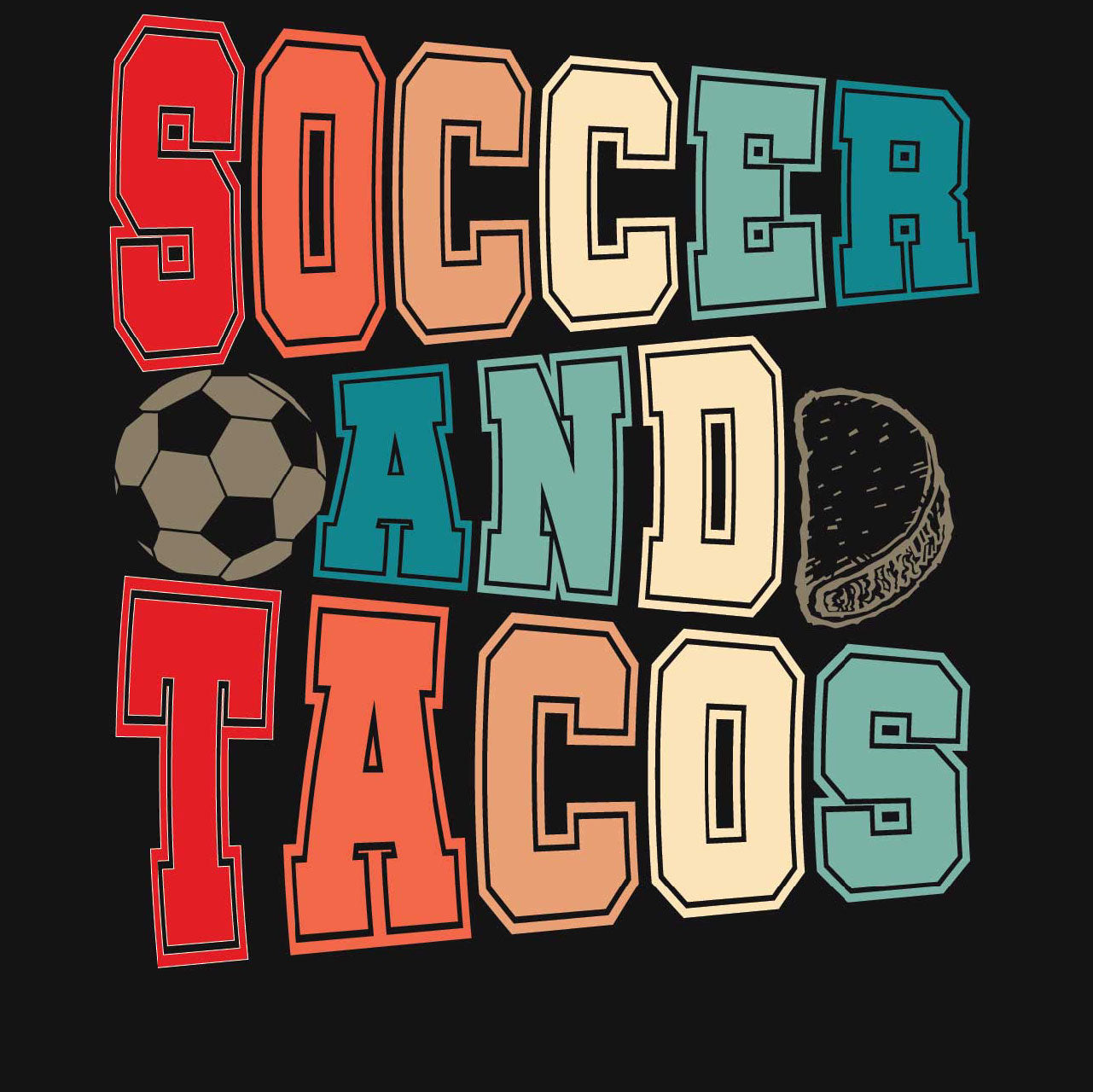 Soccer and Tacos Unisex Ultra Cotton Soccer Tee Shirt