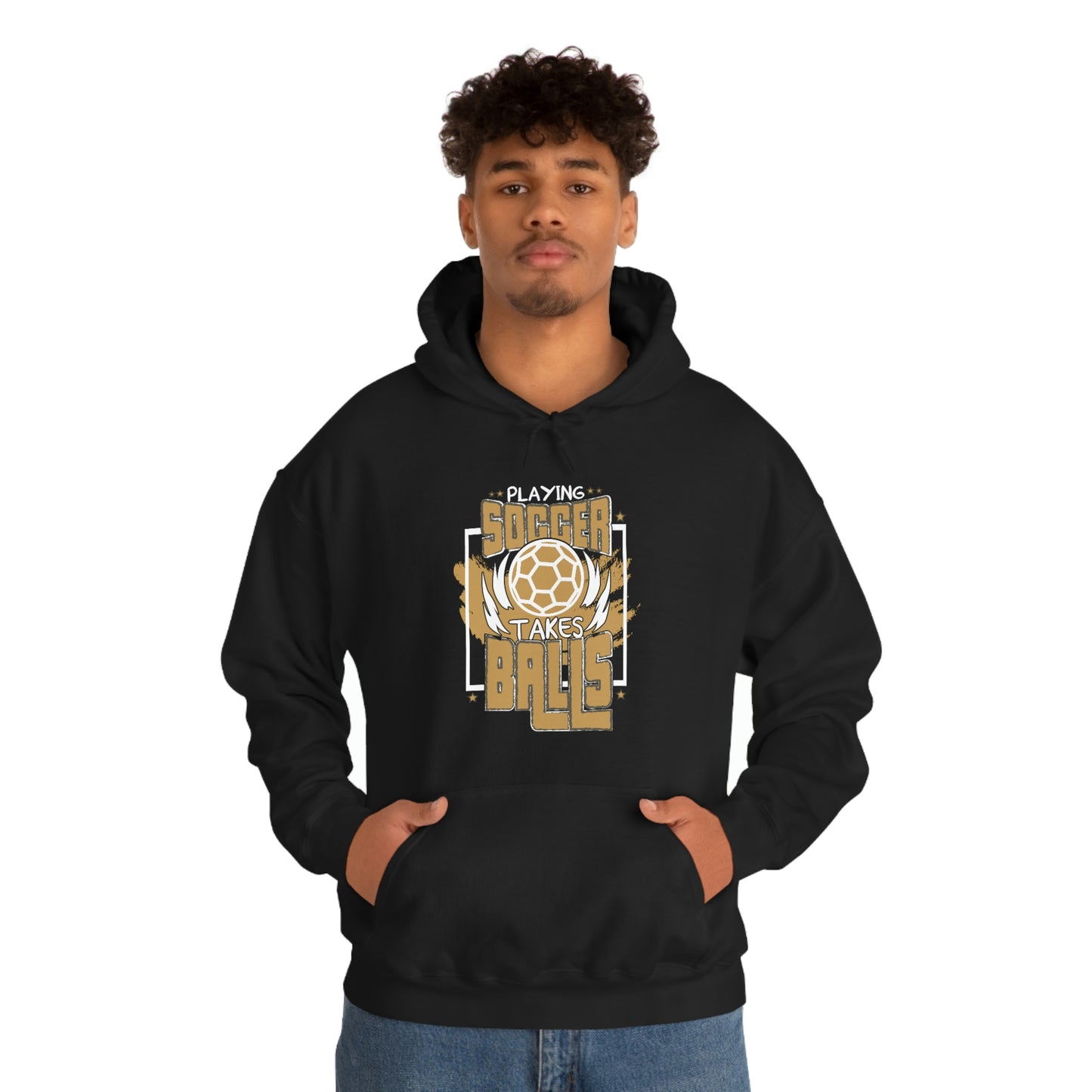 Playing Soccer Takes Balls Unisex Hoodie