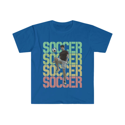 Soccer Soccer Soccer Soccer Unisex Softstyle Soccer T-Shirt