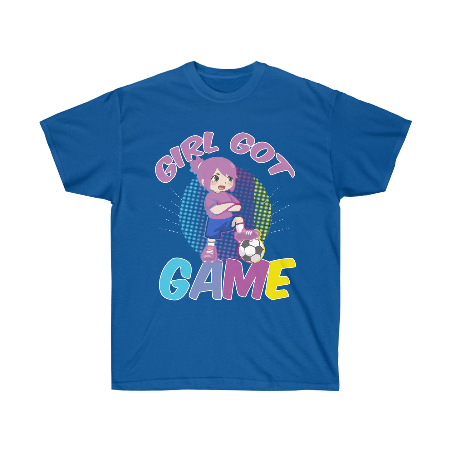 Girl Got Game Unisex Ultra Cotton Soccer Tee Shirt